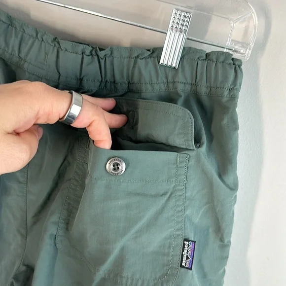 Patagonia Lightweight Drawstring Nylon Utility Hiking Shorts -Size 4 - Picture 11 of 15